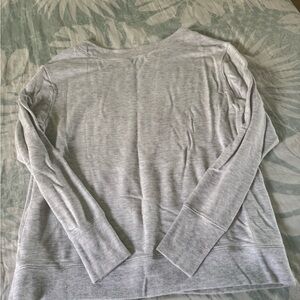 Athleta Gray Long Sleeve Top